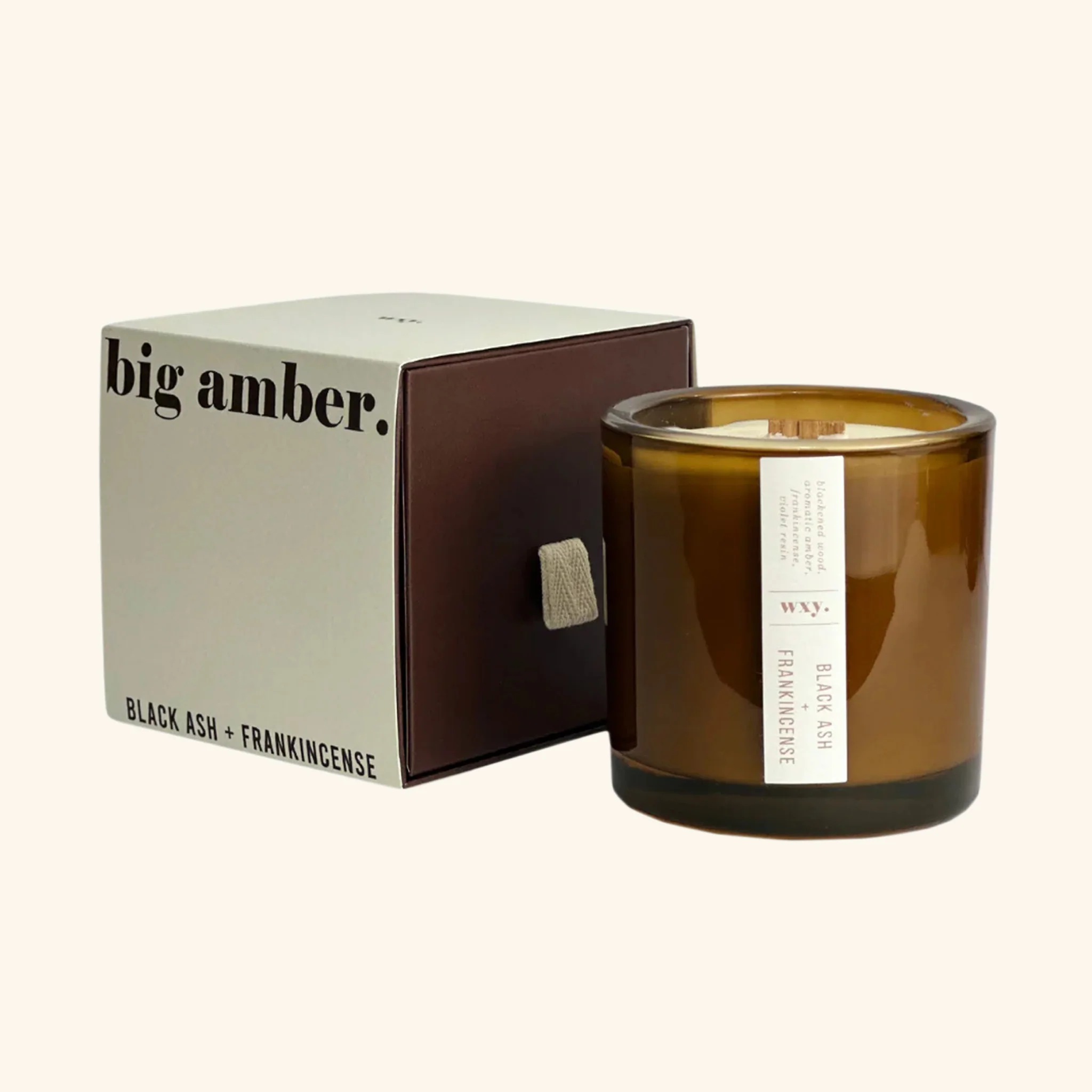 Big Amber Scented Candle WXY - Image 3