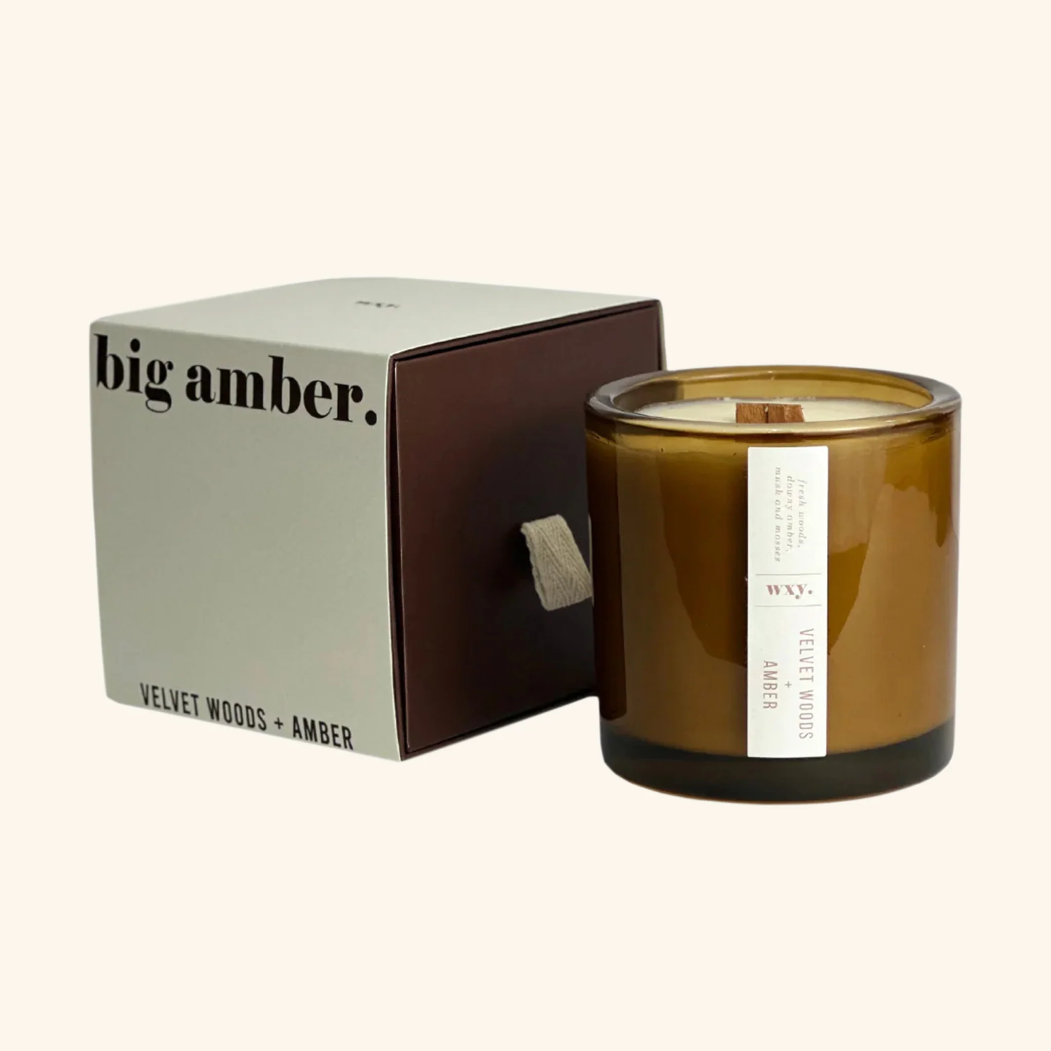 Big Amber Scented Candle WXY - Image 8