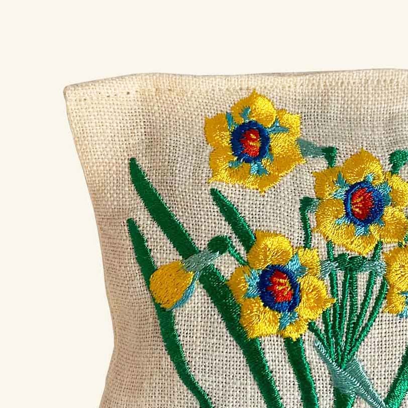 Embroidered Lavender Bag - Image 12