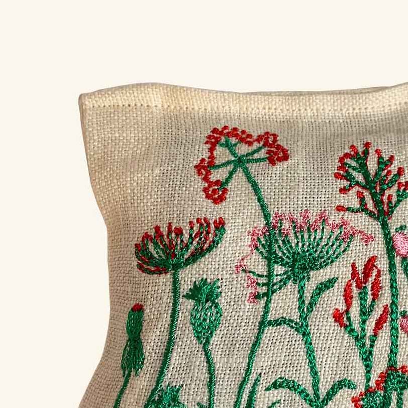 Embroidered Lavender Bag - Image 4