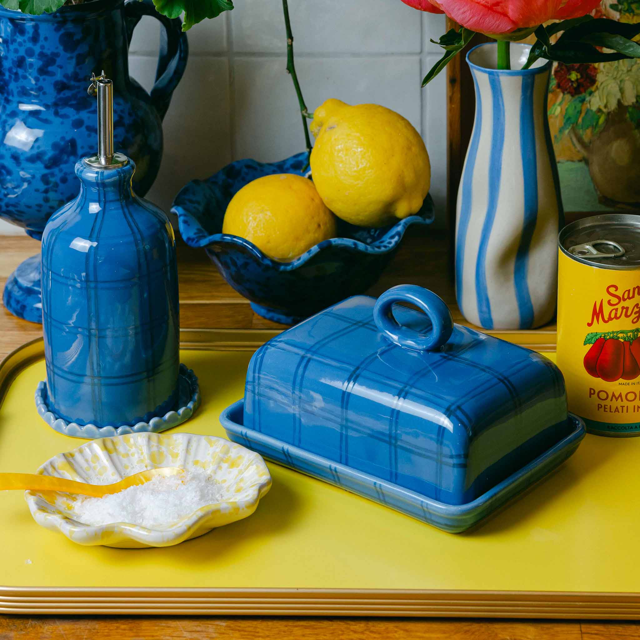 Gingham Oil Bottle - Image 6