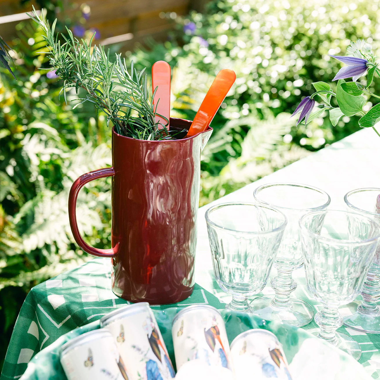 Hand Painted Stoneware Jug Quail’s Egg - Image 13