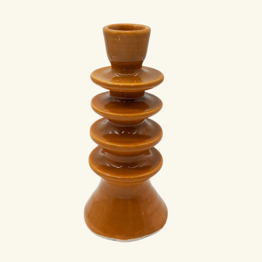 Large Ceramic Candlestick - Image 11