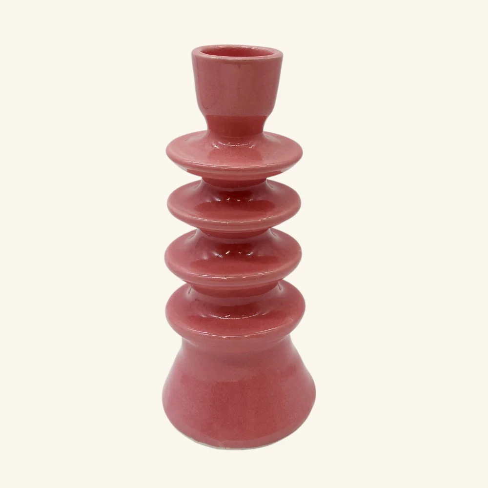 Large Ceramic Candlestick - Image 13