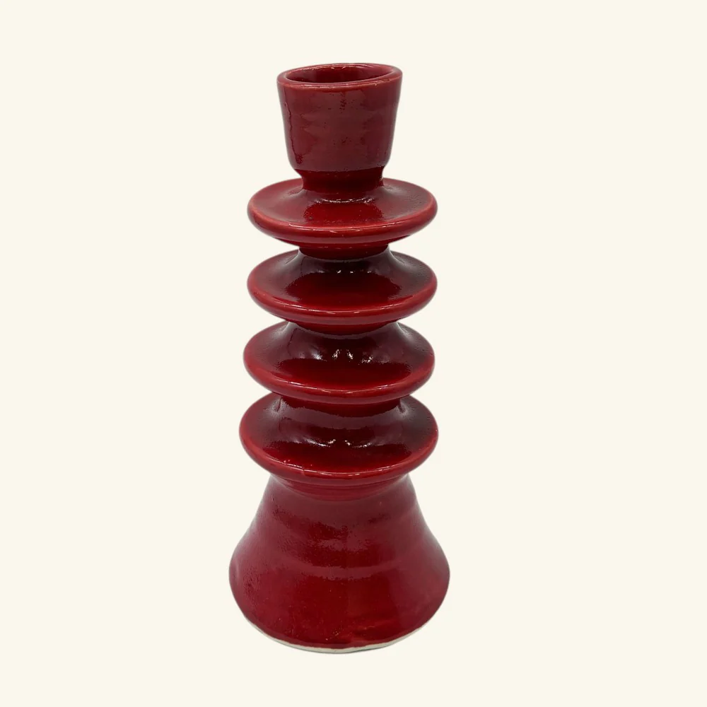 Large Ceramic Candlestick - Image 15