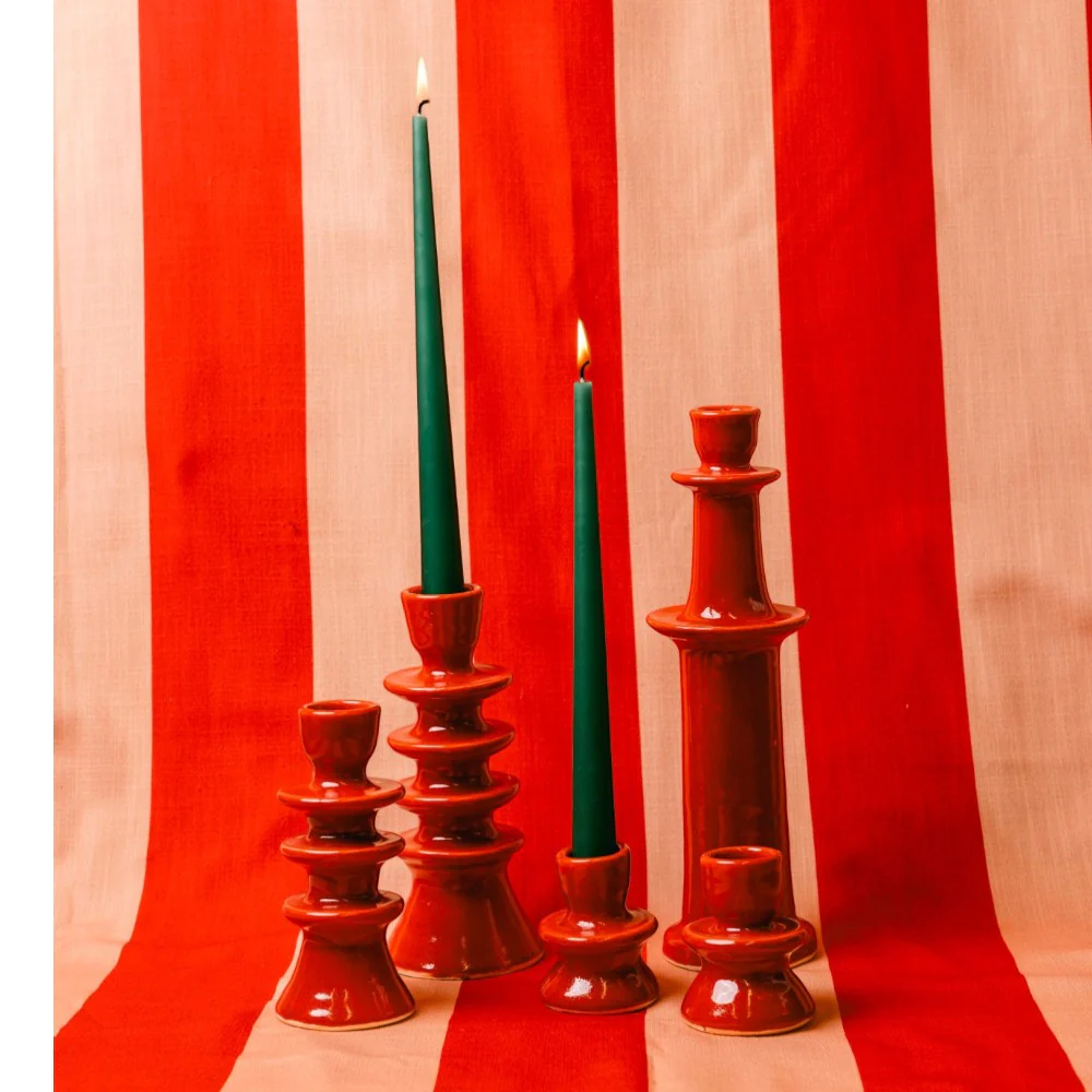 Large Ceramic Candlestick - Image 16