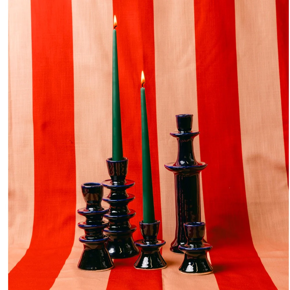 Large Ceramic Candlestick - Image 6