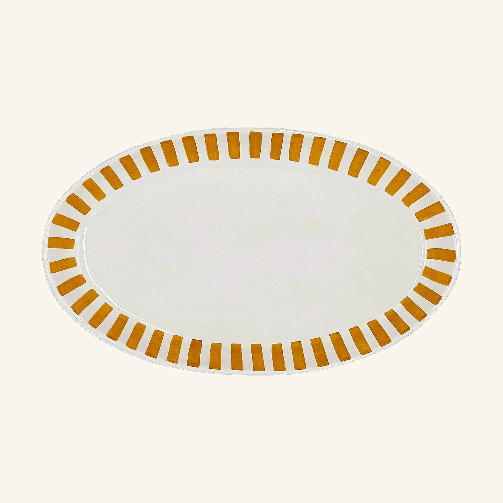 Striped Oval Platter - Image 5