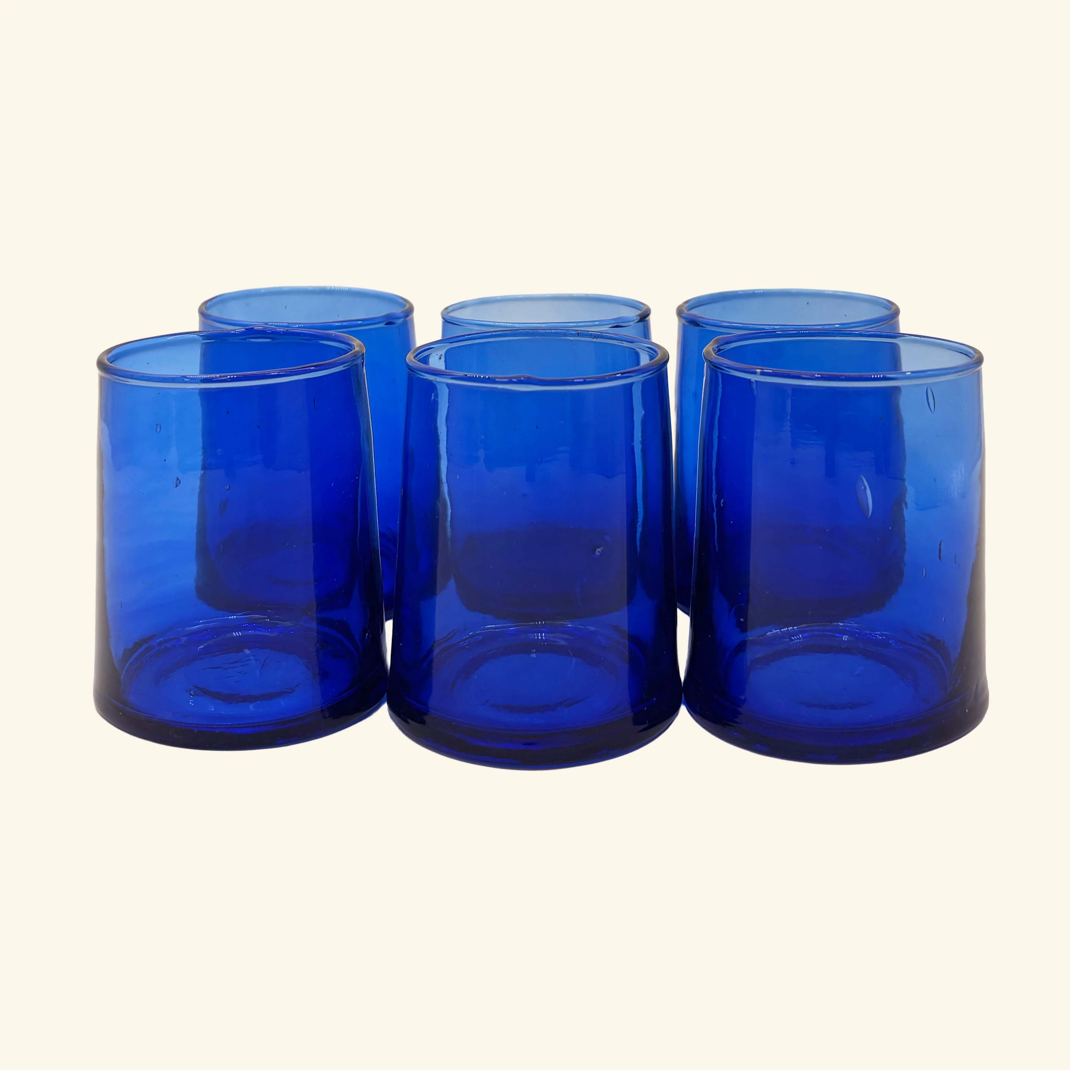 Set of 6 Moroccan Tapered Glass Tumblers - Image 11