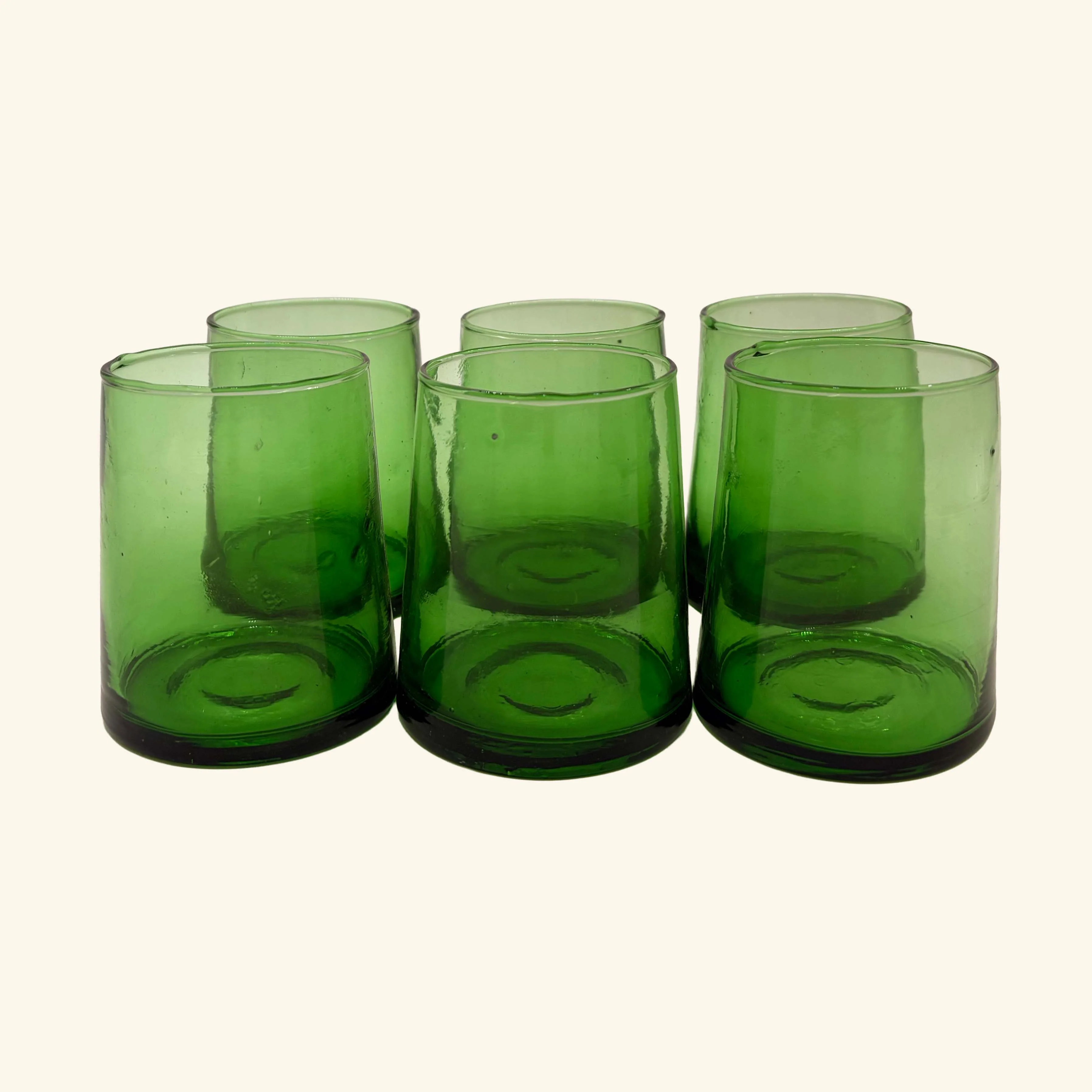 Set of 6 Moroccan Tapered Glass Tumblers - Image 14