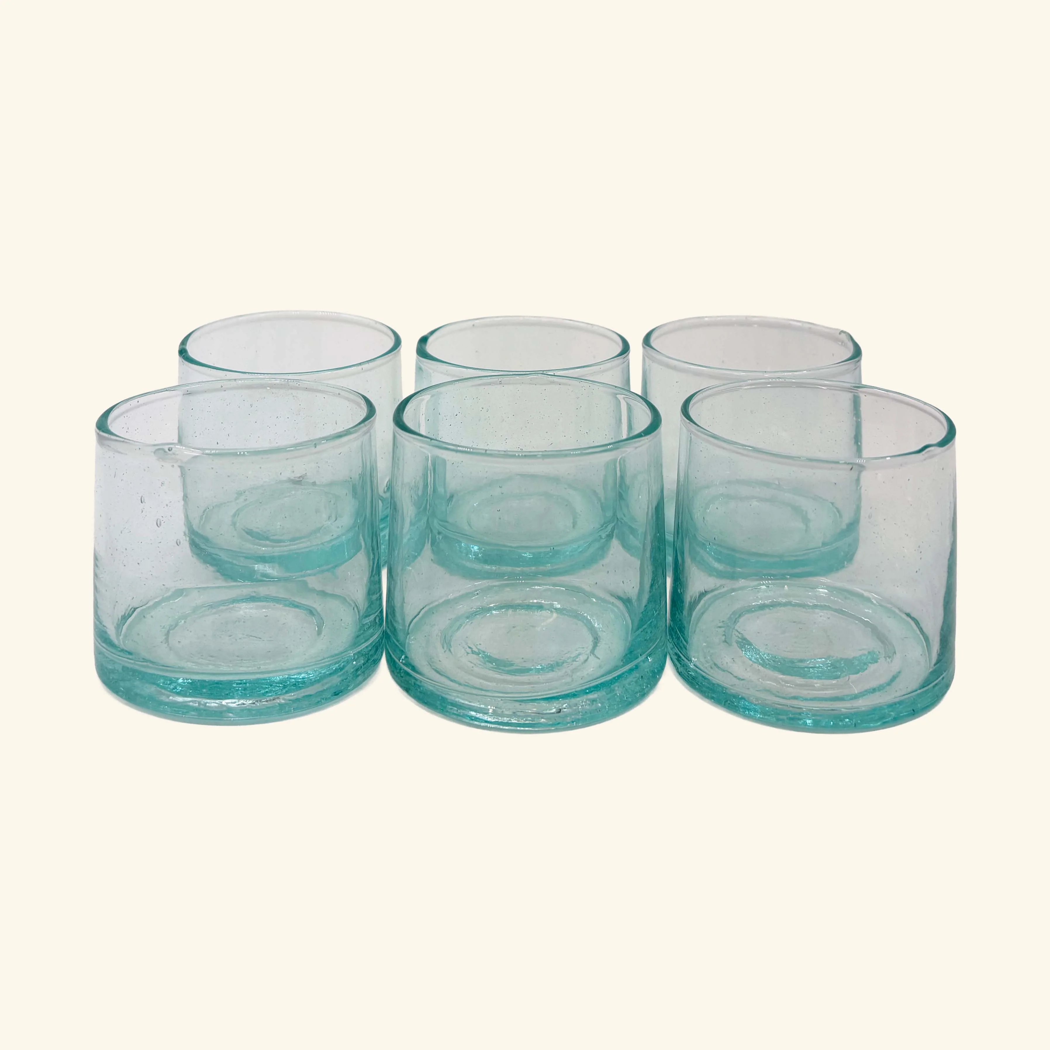 Set of 6 Moroccan Tapered Glass Tumblers - Image 7