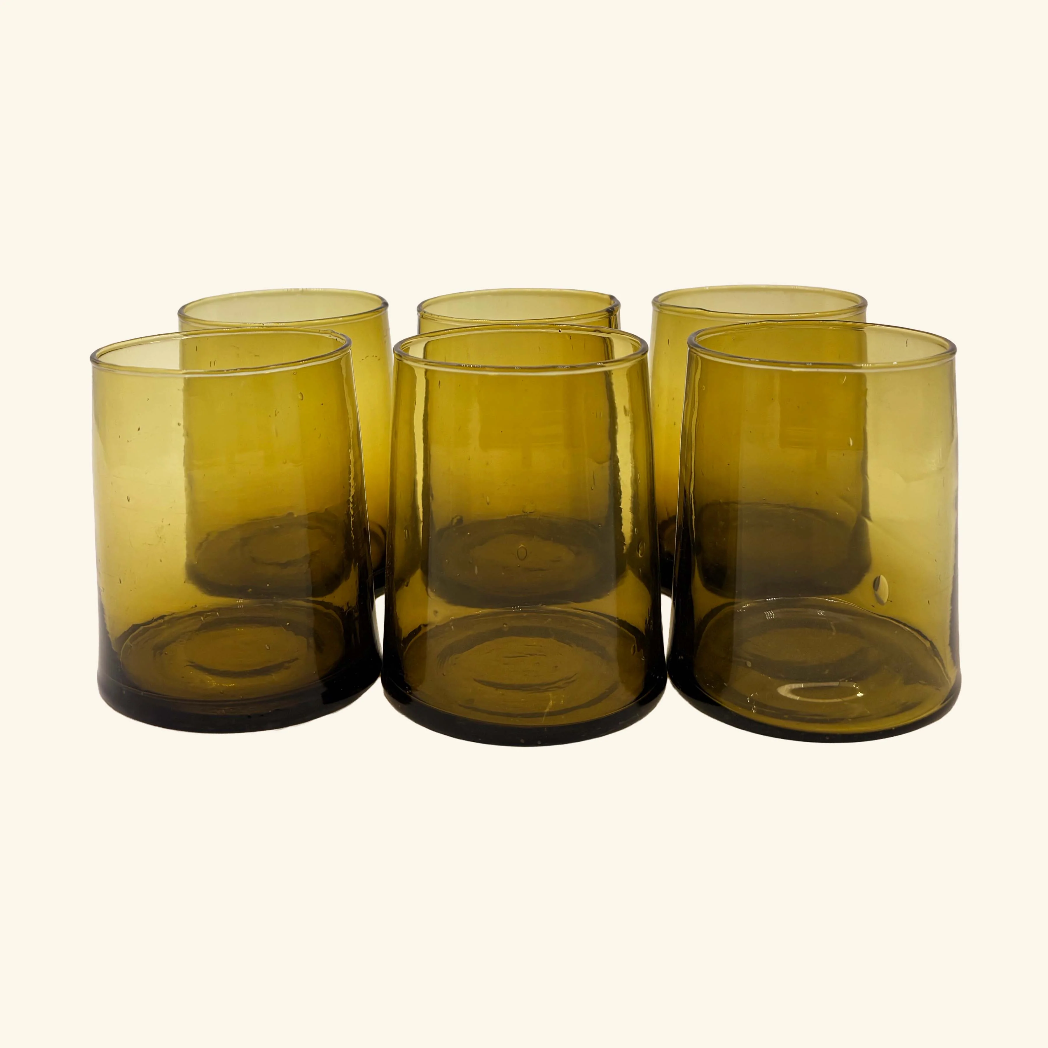 Set of 6 Moroccan Tapered Glass Tumblers - Image 9