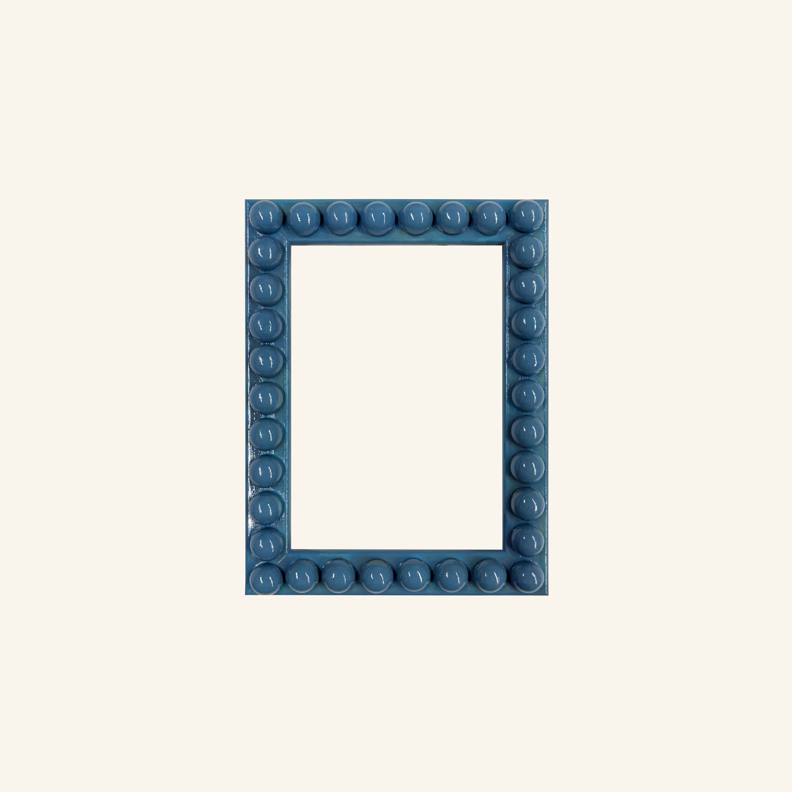 Painted Lacquered Bobbin Picture Frame - Image 10