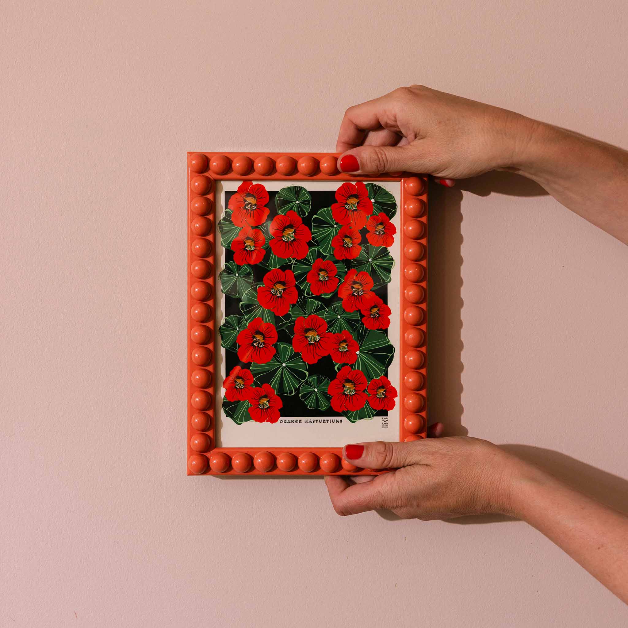 Painted Lacquered Bobbin Picture Frame - Image 16