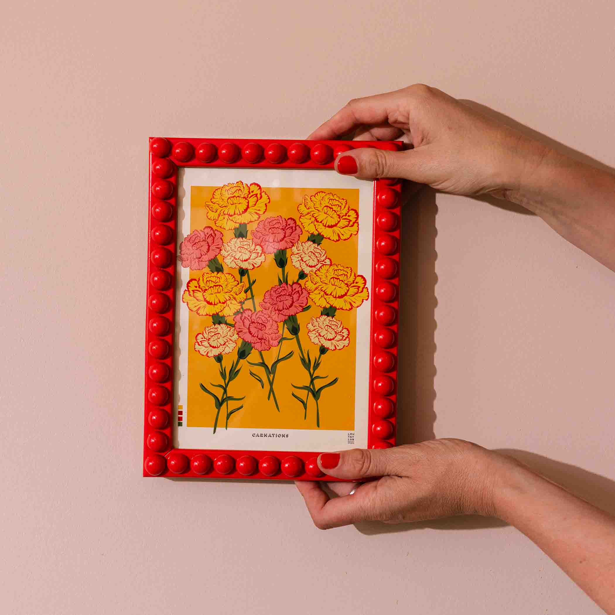 Painted Lacquered Bobbin Picture Frame - Image 20