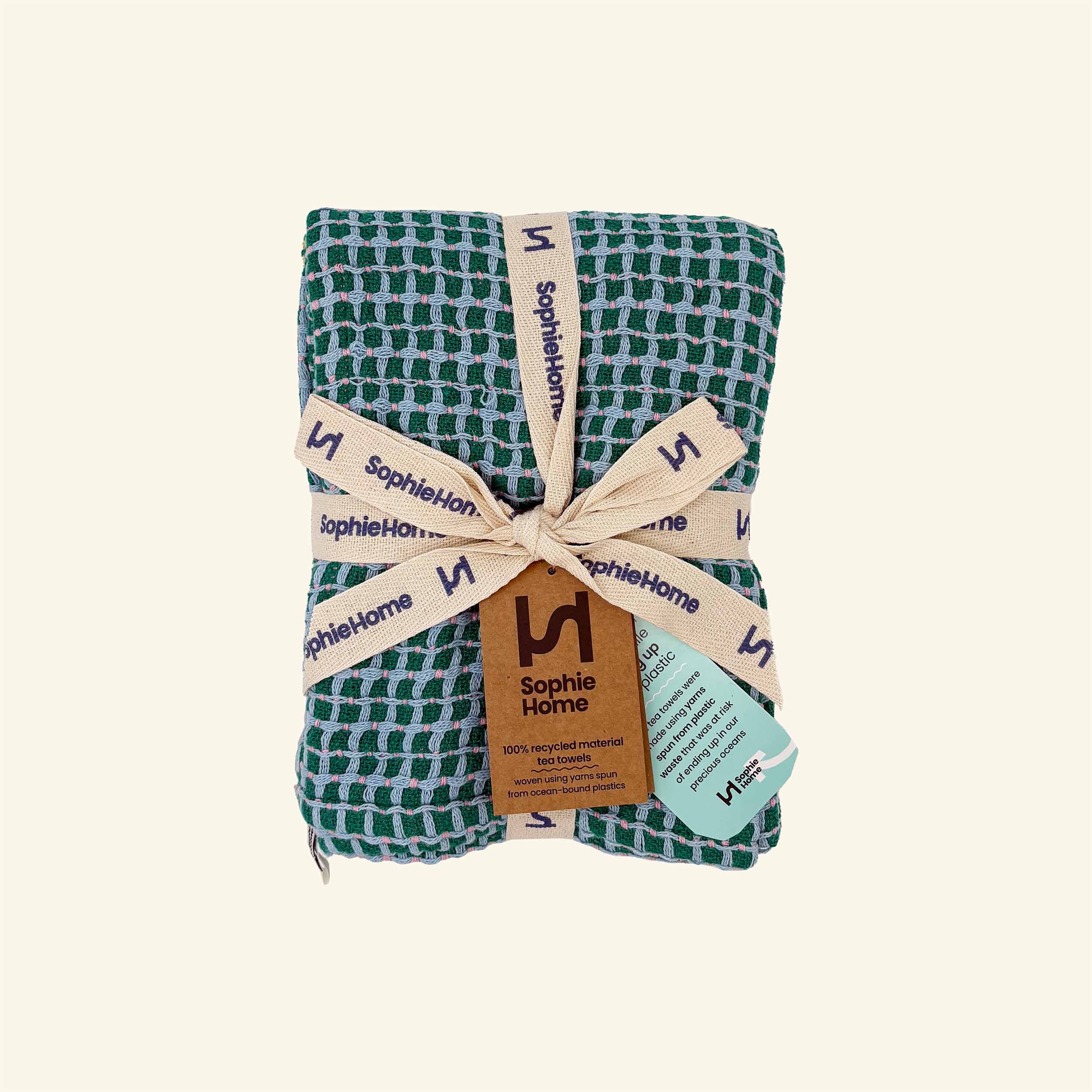 Recycled Materials Tea Towel 2 Pack - Image 4