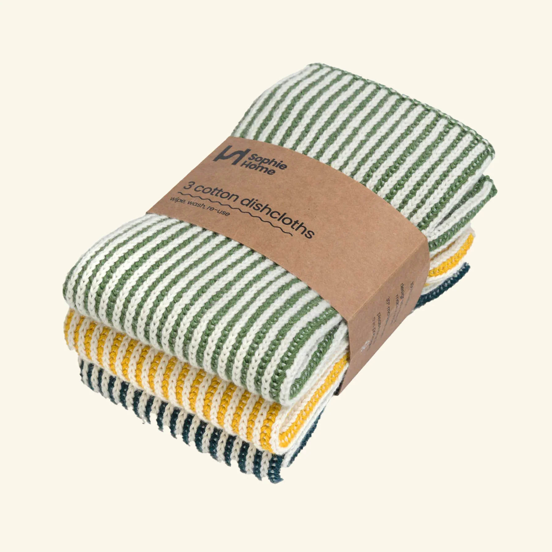 Reusable Ribbed Dish Cloths - Image 3