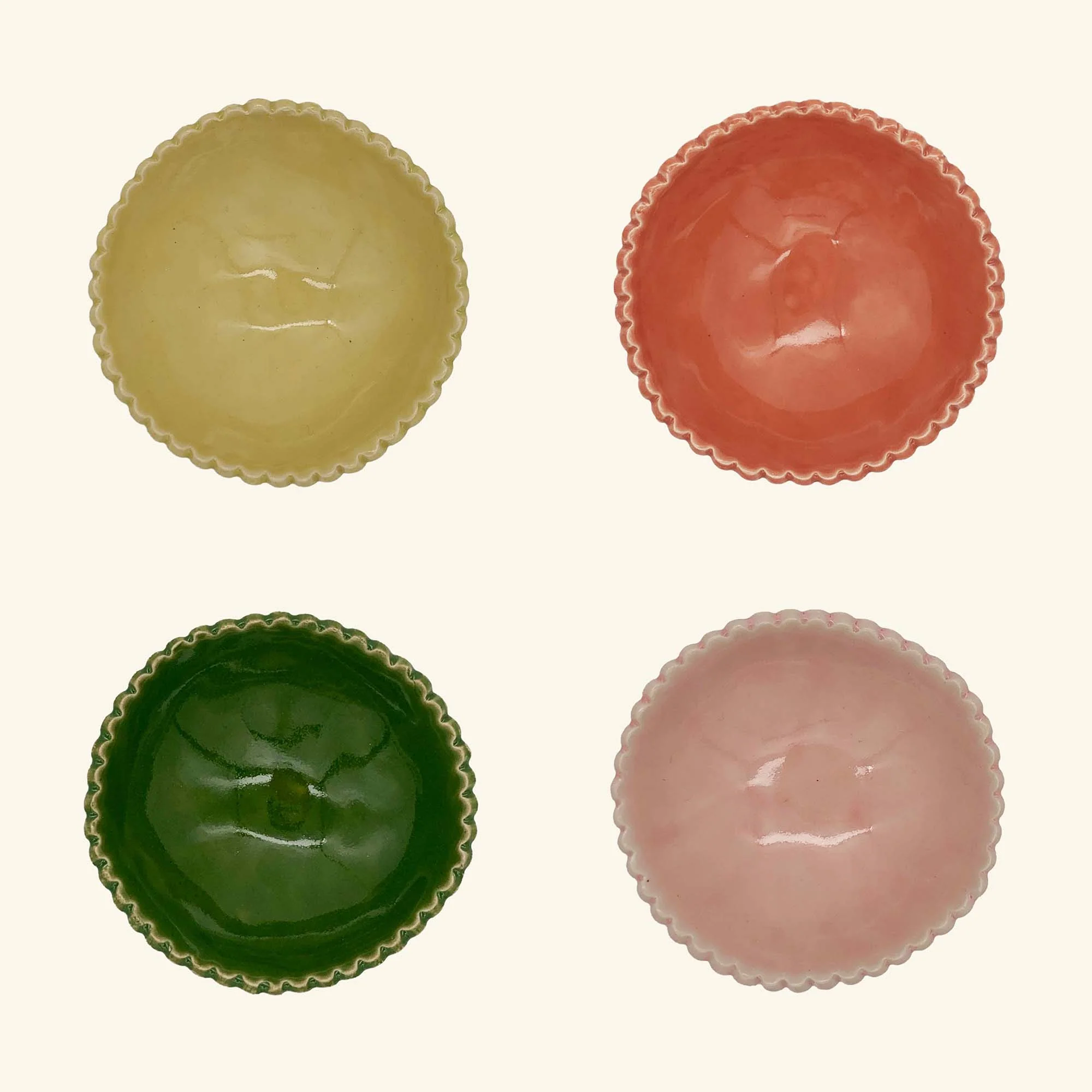 Scalloped Edge Pinch Pots KC Hossack Pottery - Image 3