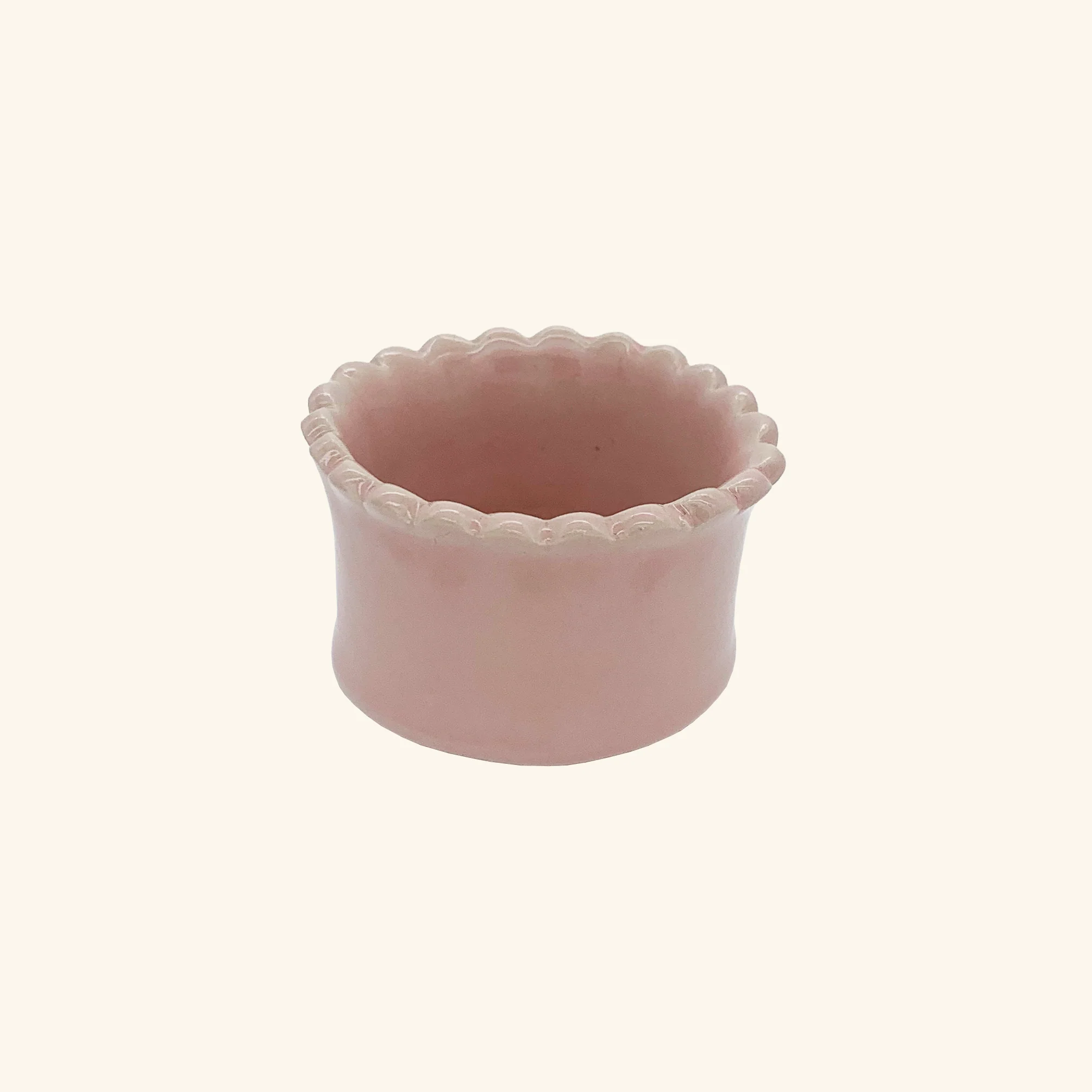 Scalloped Edged Egg Cups KC Hossack Pottery - Image 3