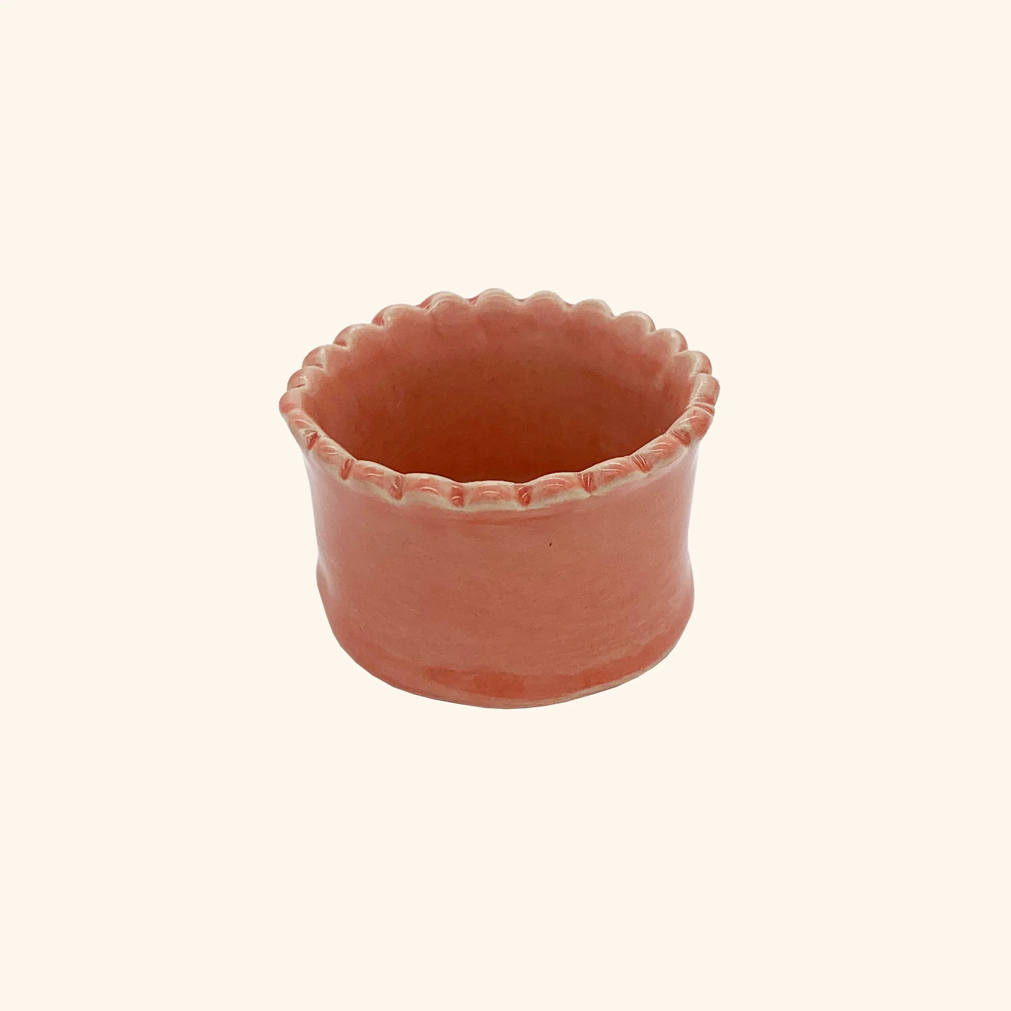 Scalloped Edged Egg Cups KC Hossack Pottery - Image 6