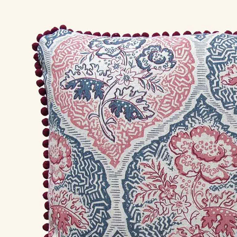 Soldanelle Linen Cushion - Image 4
