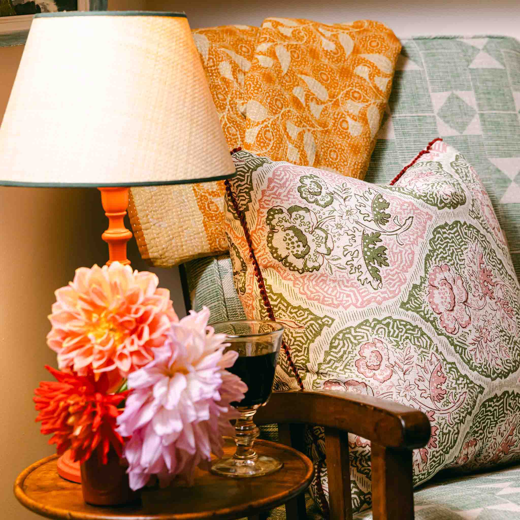 Soldanelle Linen Cushion - Image 6