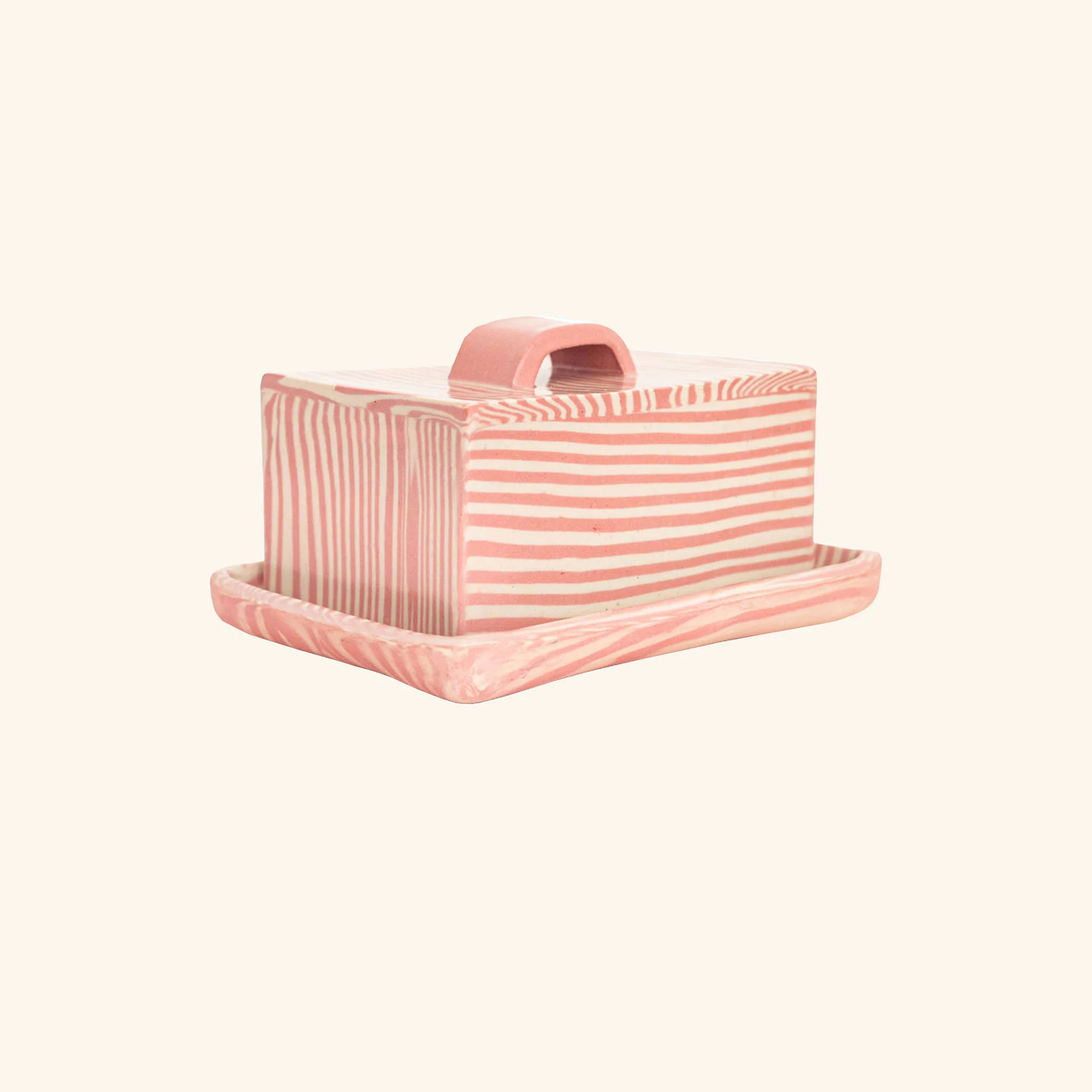 Striped Butter Dish - Image 3