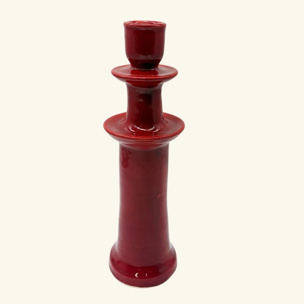 Tall Ceramic Candlestick - Image 15