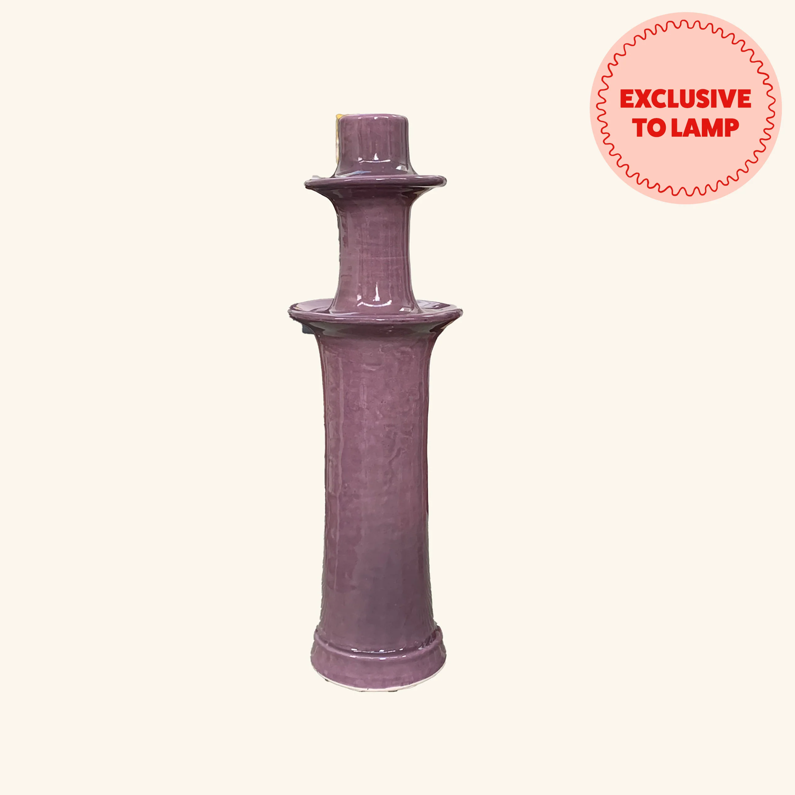 Tall Ceramic Candlestick - Image 21