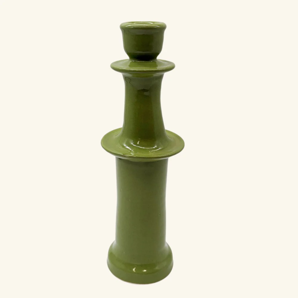 Tall Ceramic Candlestick - Image 9