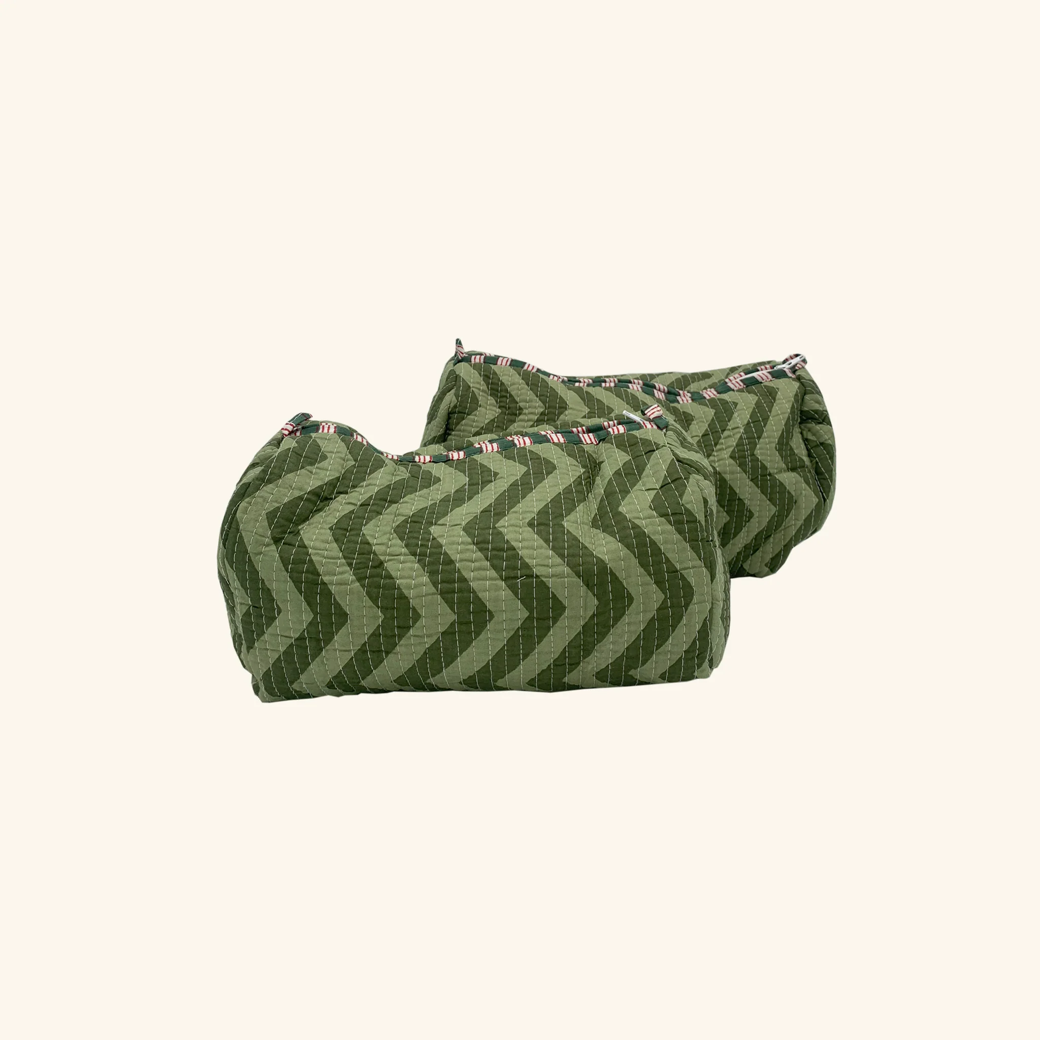 Zig Zag Printed Wash Bag - Image 4