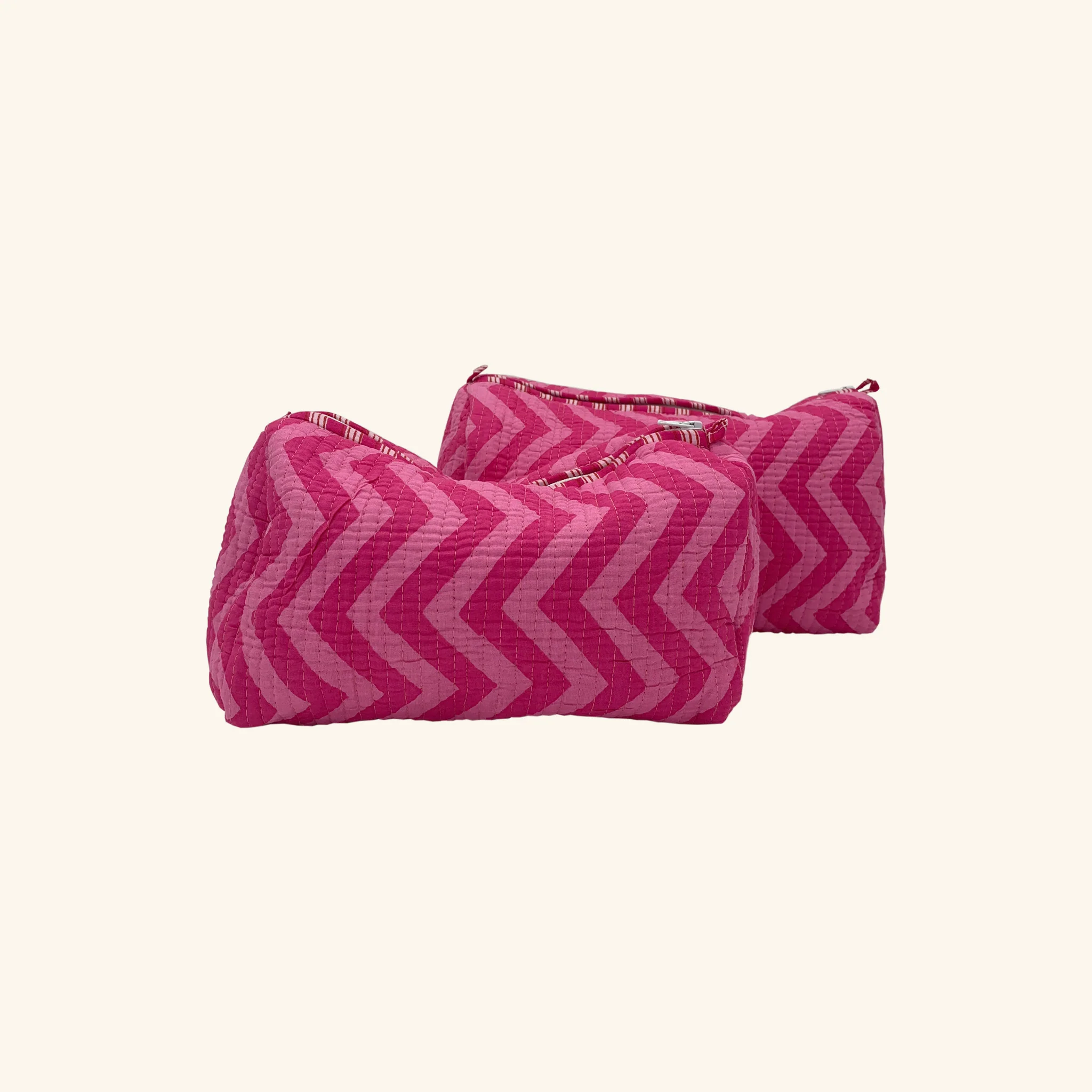 Zig Zag Printed Wash Bag - Image 8