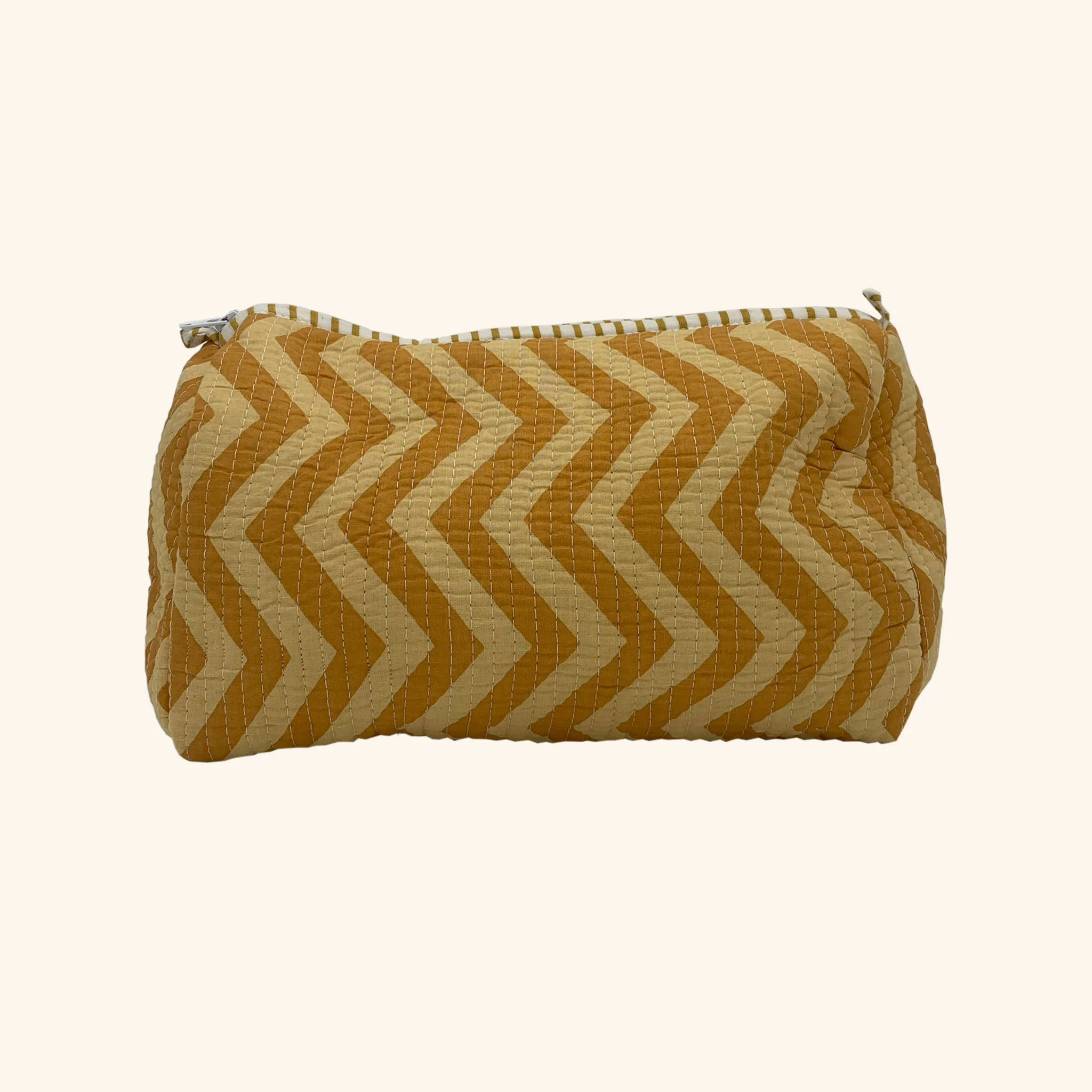 Zig Zag Printed Wash Bag - Image 9